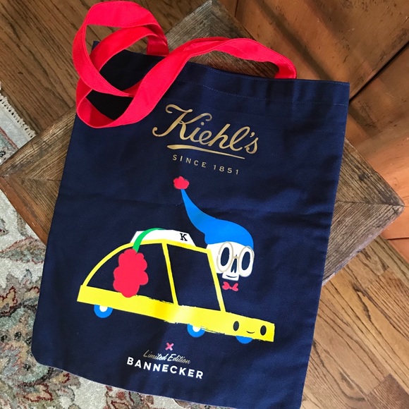 NWOT 3 Kiehl’s Bags, 1 Tote, 1 Toiletry, 1 Makeup - Picture 4 of 15